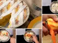 La pastiera napoletana, dolce tradizionale, viene preparata con ingredienti freschi come scorze d'arancia.