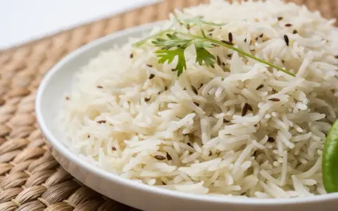 Riso basmati profumato con cumino e coriandolo, un'idea su come condire il riso basmati per un piatto aromatico.