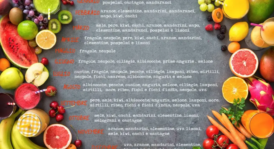 Marzo: mele, pere, kiwi, cachi, arance, mandarini, clementine, pompelmi e limoni. Un tripudio di verdure di stagione per un marzo fresco e vitaminico.